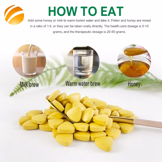 Beehall Organic Certificates Raw Bee Pollen Pills